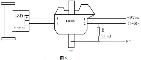 氨氣流量計防爆接線圖