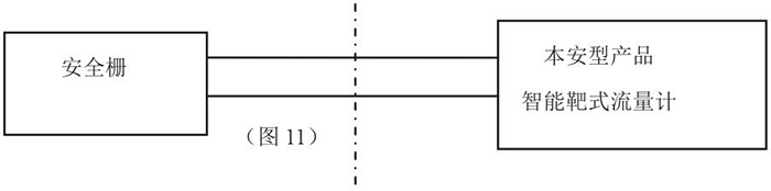 動(dòng)差式靶式流量計(jì)本安系統(tǒng)接線(xiàn)圖